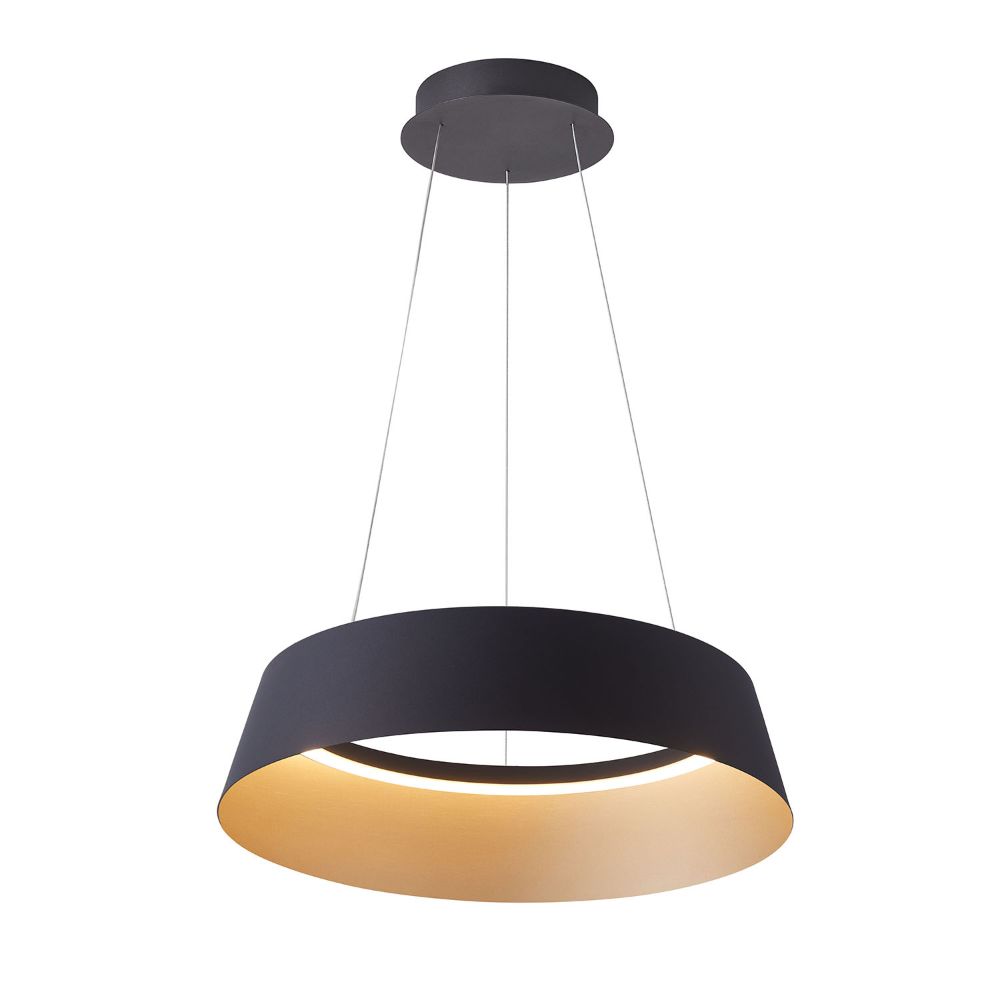 Lumpure 5636-850ROP-BK/CGD-CCT Led Pendant 50W Buenos Aires Black And Champagne